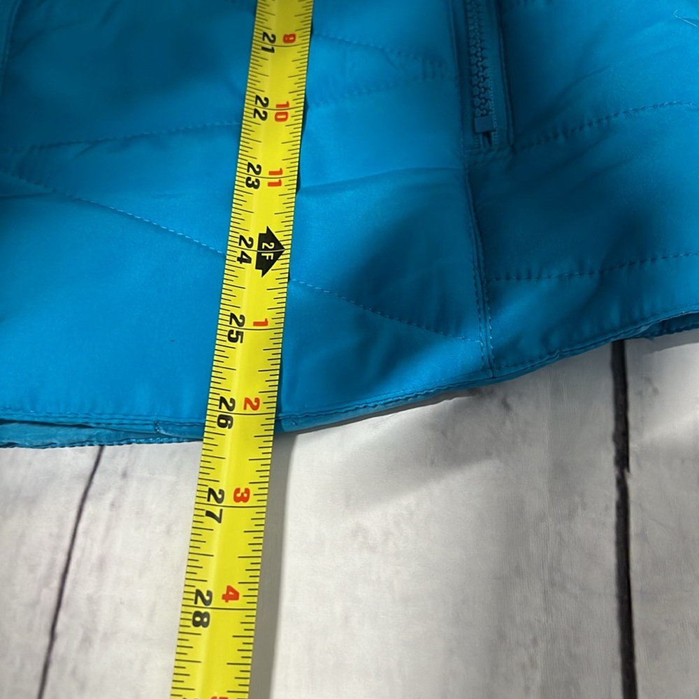 New Directions Vest Womens Small Blue Quilted Style Front Pockets - Picture 4 of 6